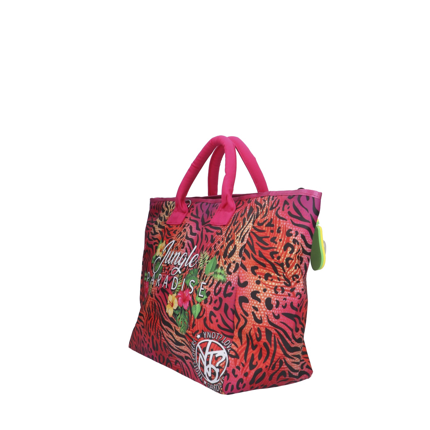 Ynot? Borsa mare Fucsia Jungle paradise JUN-005S3