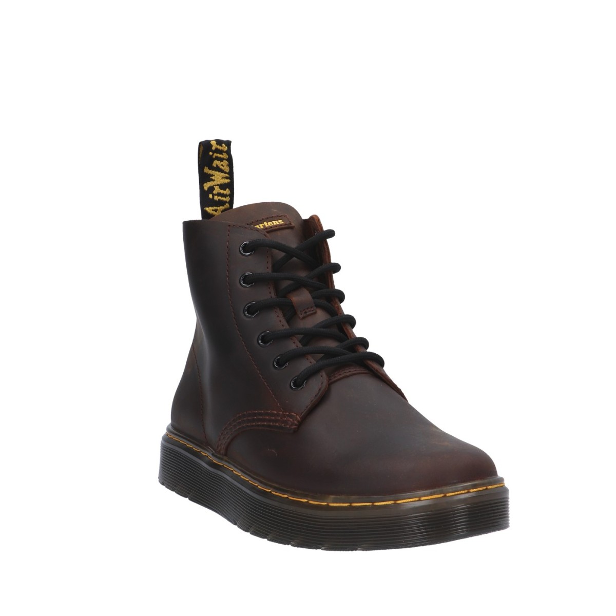 Dr. martens Sneaker alta Marrone scuro Gomma 27779201