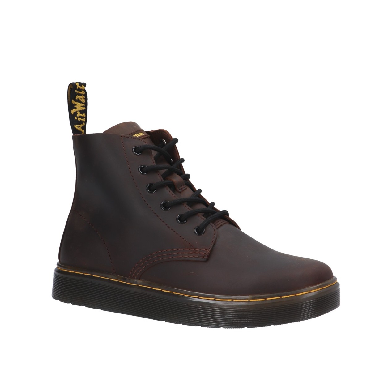 Dr. martens Sneaker alta Marrone scuro Gomma 27779201