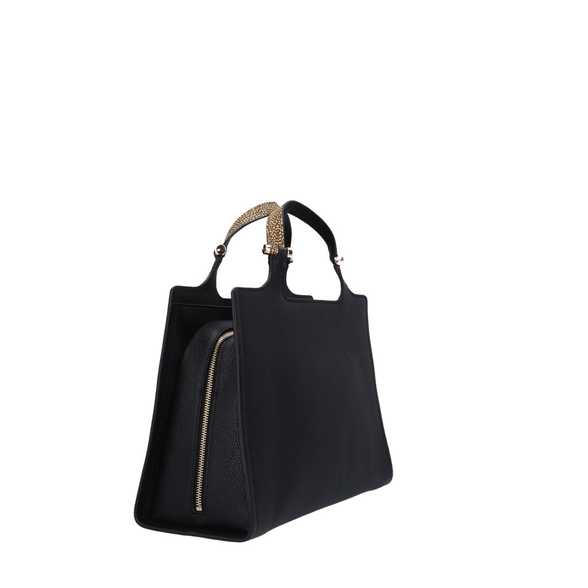 Borbonese Borsa a mano Nero/naturale 924272