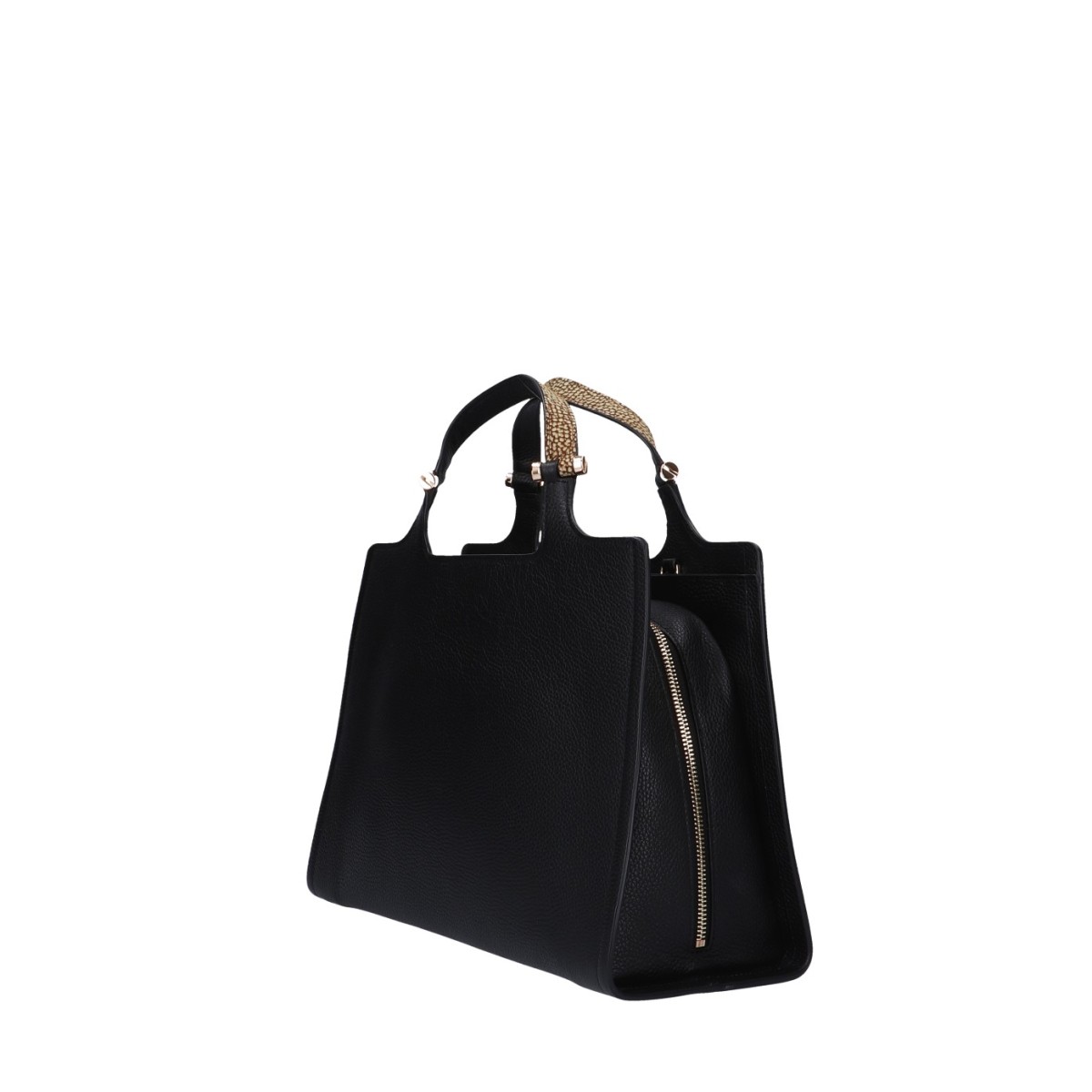 Borbonese Borsa a mano Nero/naturale 924272