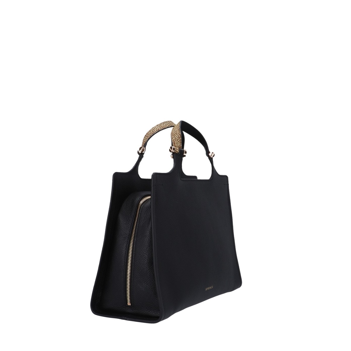 Borbonese Borsa a mano Nero/naturale 924272