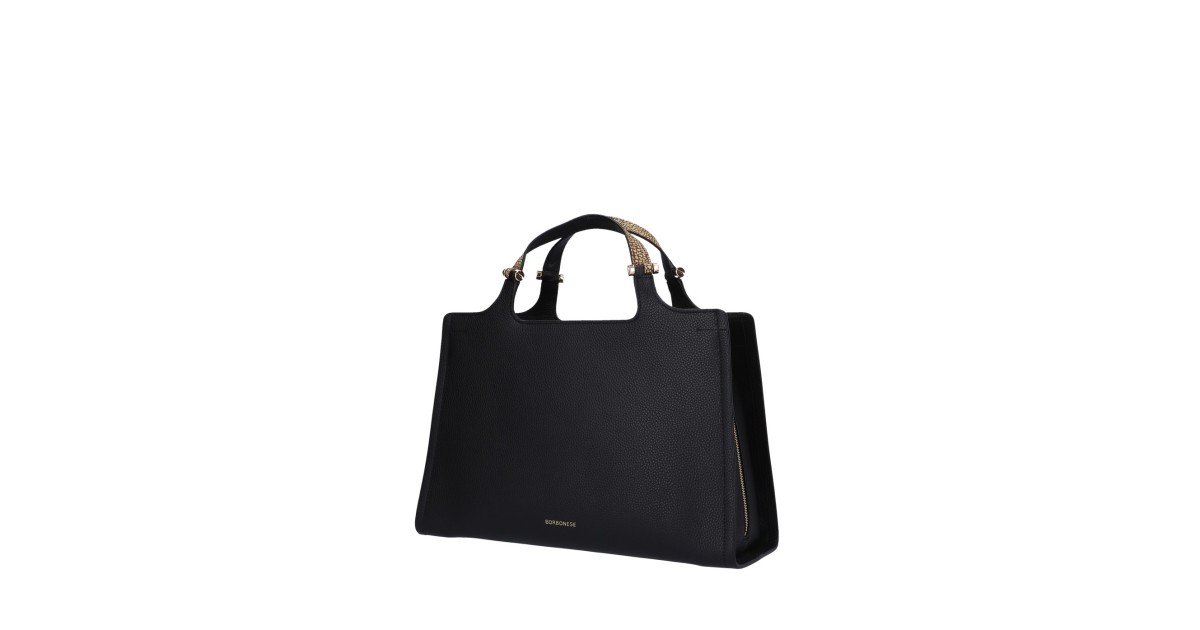 Borbonese Borsa a mano Nero/naturale 924272