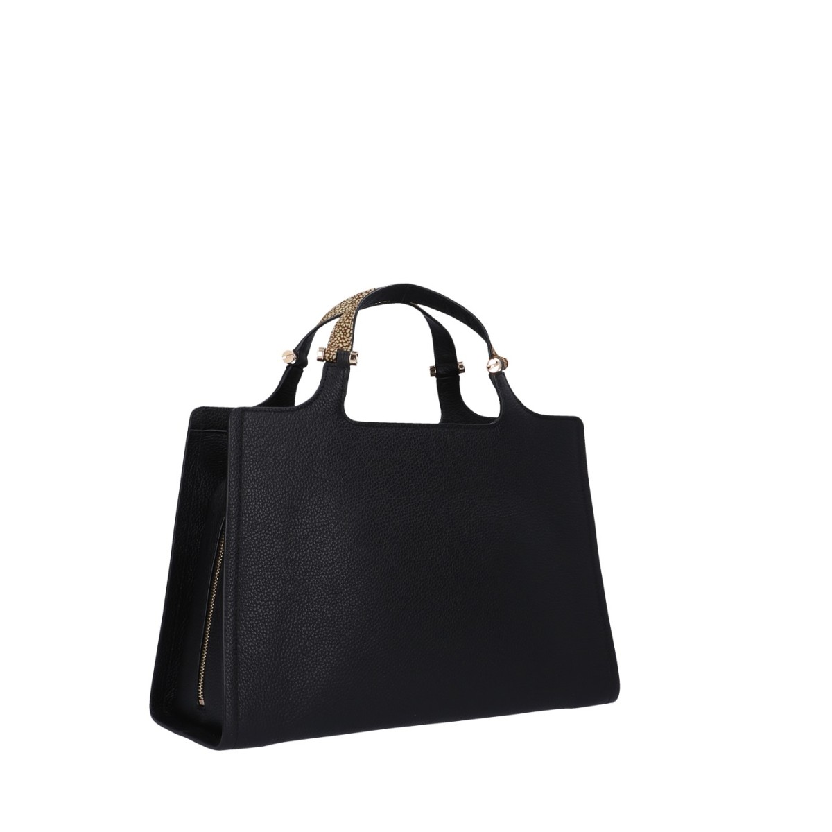 Borbonese Borsa a mano Nero/naturale 924272