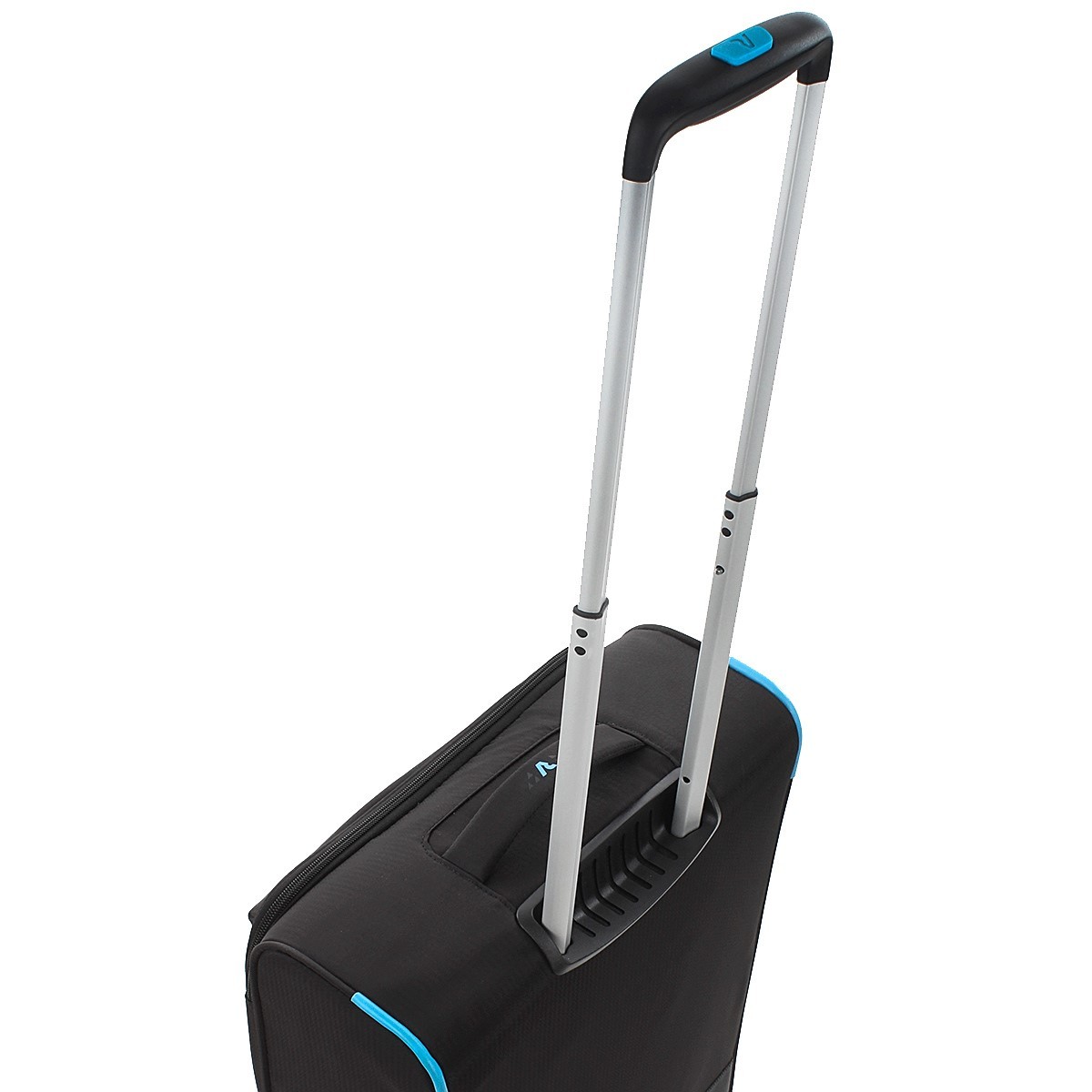 Roncato Trolley cabina 2 ruote Nero/celeste Neon lite 414745