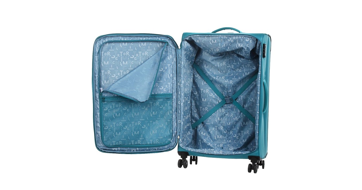 American tourister by samsonite Spinner l 4 ruote Stone teal Pulsonic MD6*21003