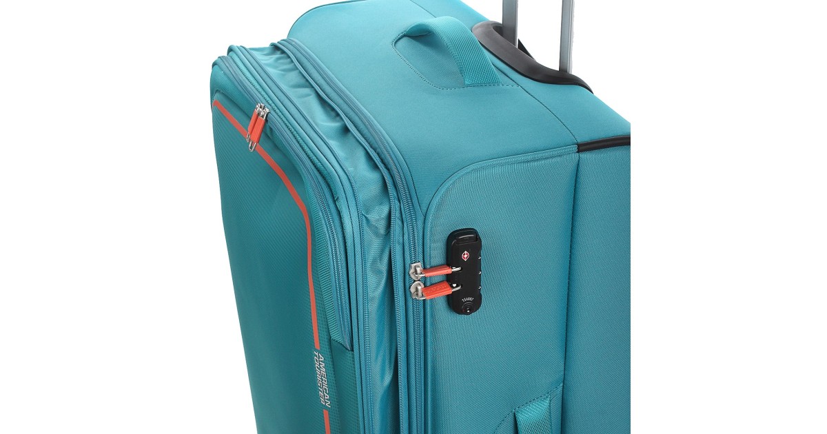 American tourister by samsonite Spinner l 4 ruote Stone teal Pulsonic MD6*21003