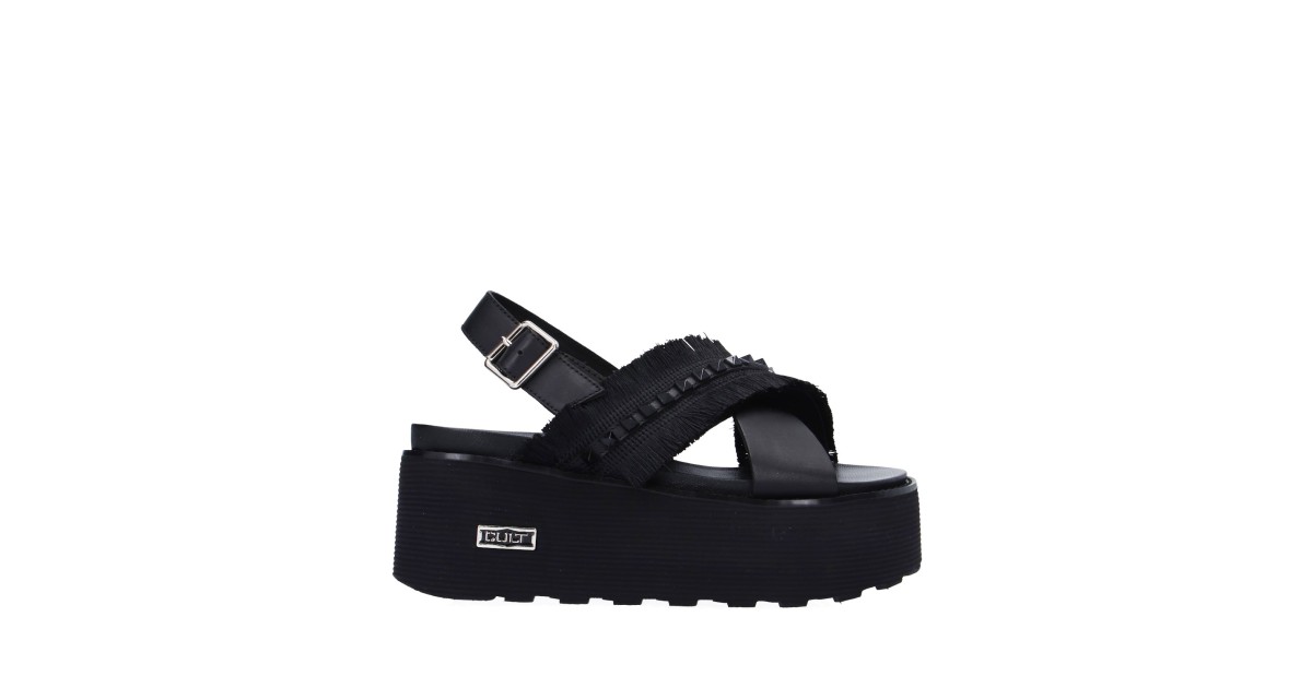 Cult Sandalo basso Nero Platform CLW426300