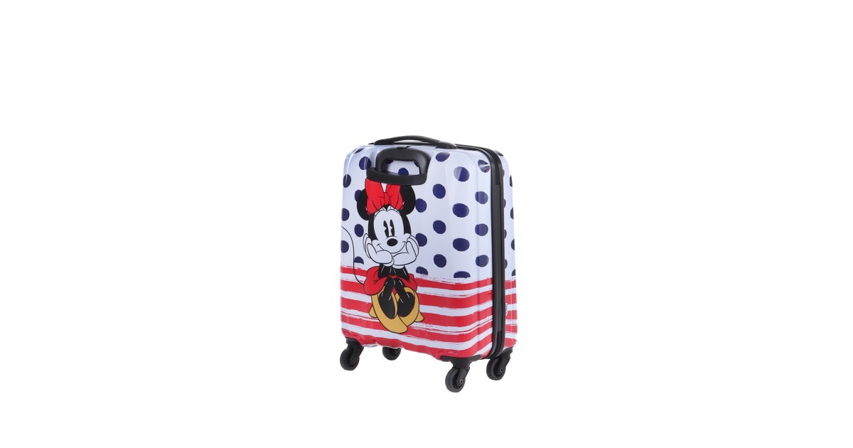 American tourister by samsonite Spinner cabina 4 ruote Minnie blue dots Disney legends 19C*31019