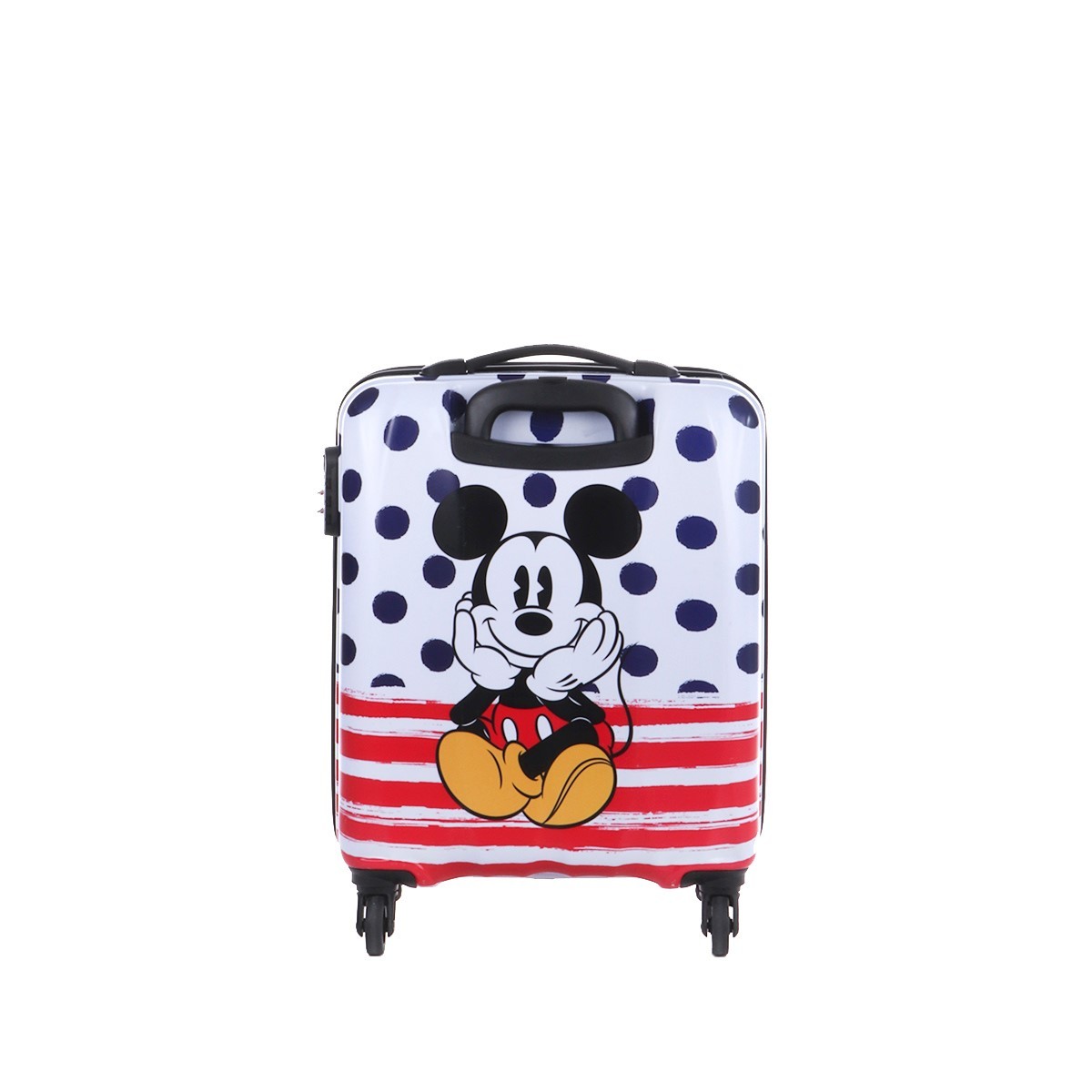 American tourister by samsonite Spinner cabina 4 ruote Mickey blue dots Disney legends 19C*71019