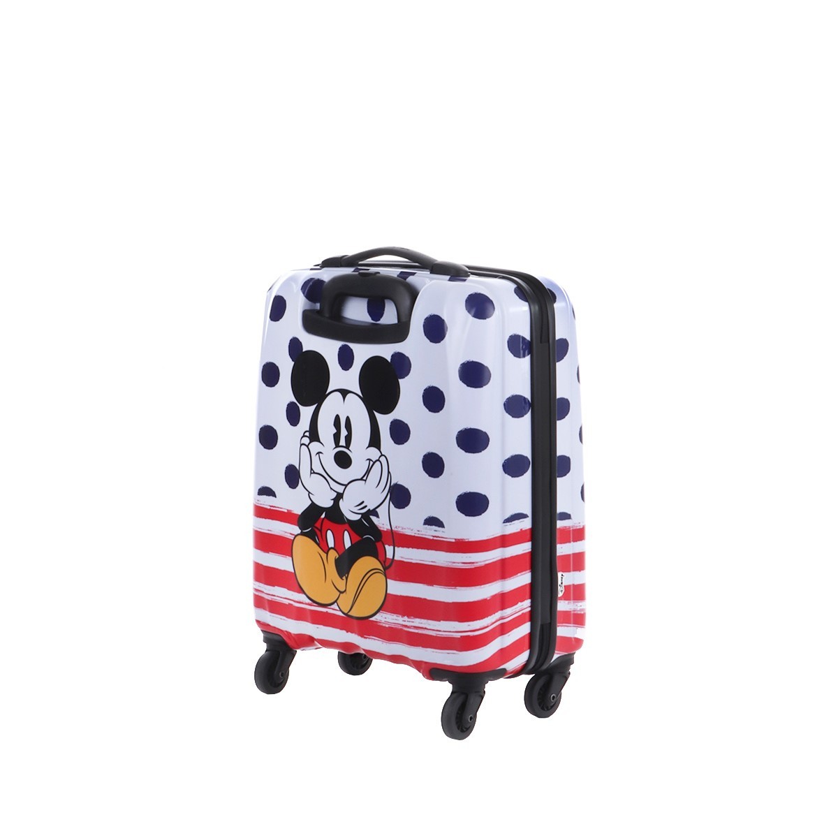 American tourister by samsonite Spinner cabina 4 ruote Mickey blue dots Disney legends 19C*71019