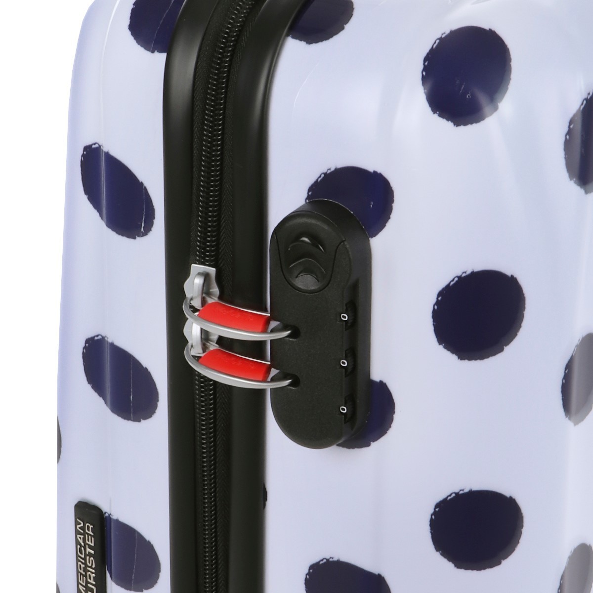 American tourister by samsonite Spinner cabina 4 ruote Mickey blue dots Disney legends 19C*71019