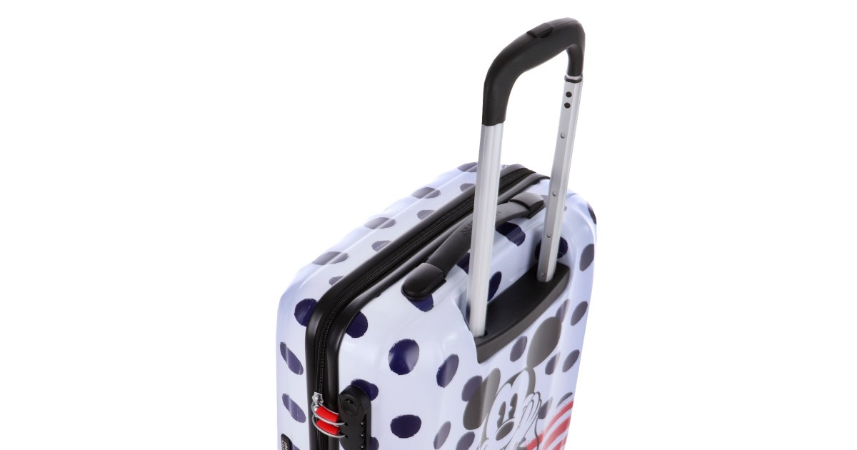 American tourister by samsonite Spinner cabina 4 ruote Mickey blue dots Disney legends 19C*71019