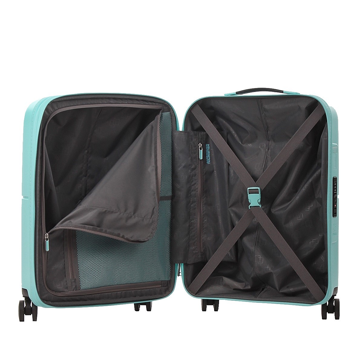 American tourister by samsonite Spinner cabina 4 ruote Aqua sky Dashpop MG5*21001