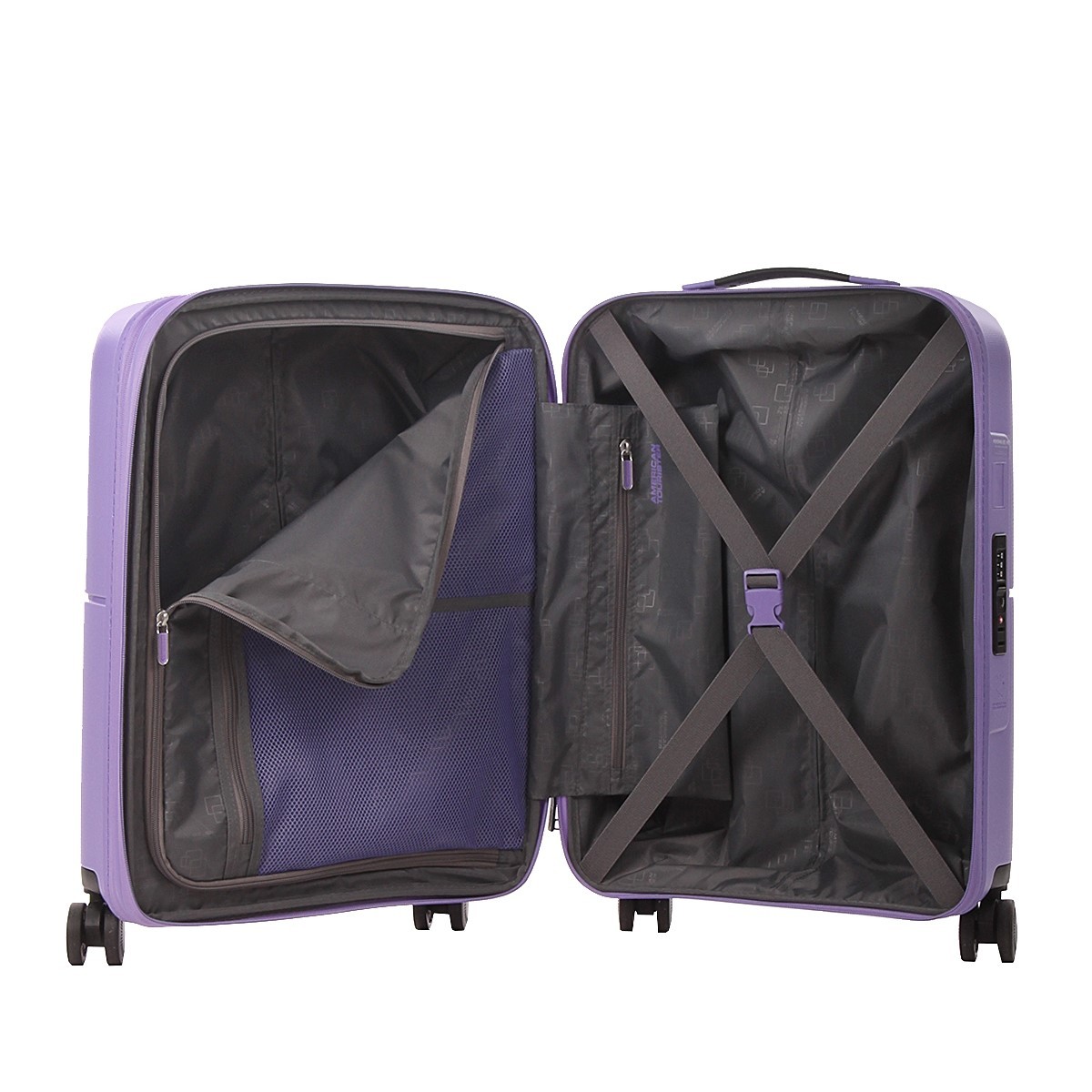 American tourister by samsonite Spinner cabina 4 ruote Violet purple Dashpop MG5*91001