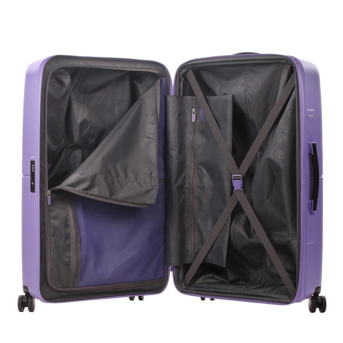 American tourister by samsonite Spinner l 4 ruote Violet purple Dashpop MG5*91003