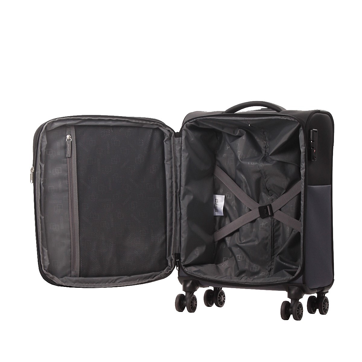 American tourister by samsonite Spinner cabina 4 ruote Nero/grigio Daring dash MF7*29001