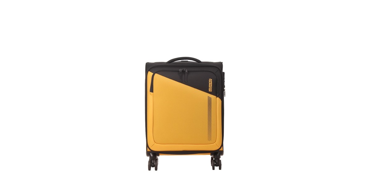 American tourister by samsonite Spinner cabina 4 ruote Nero/giallo Daring dash MF7*49001