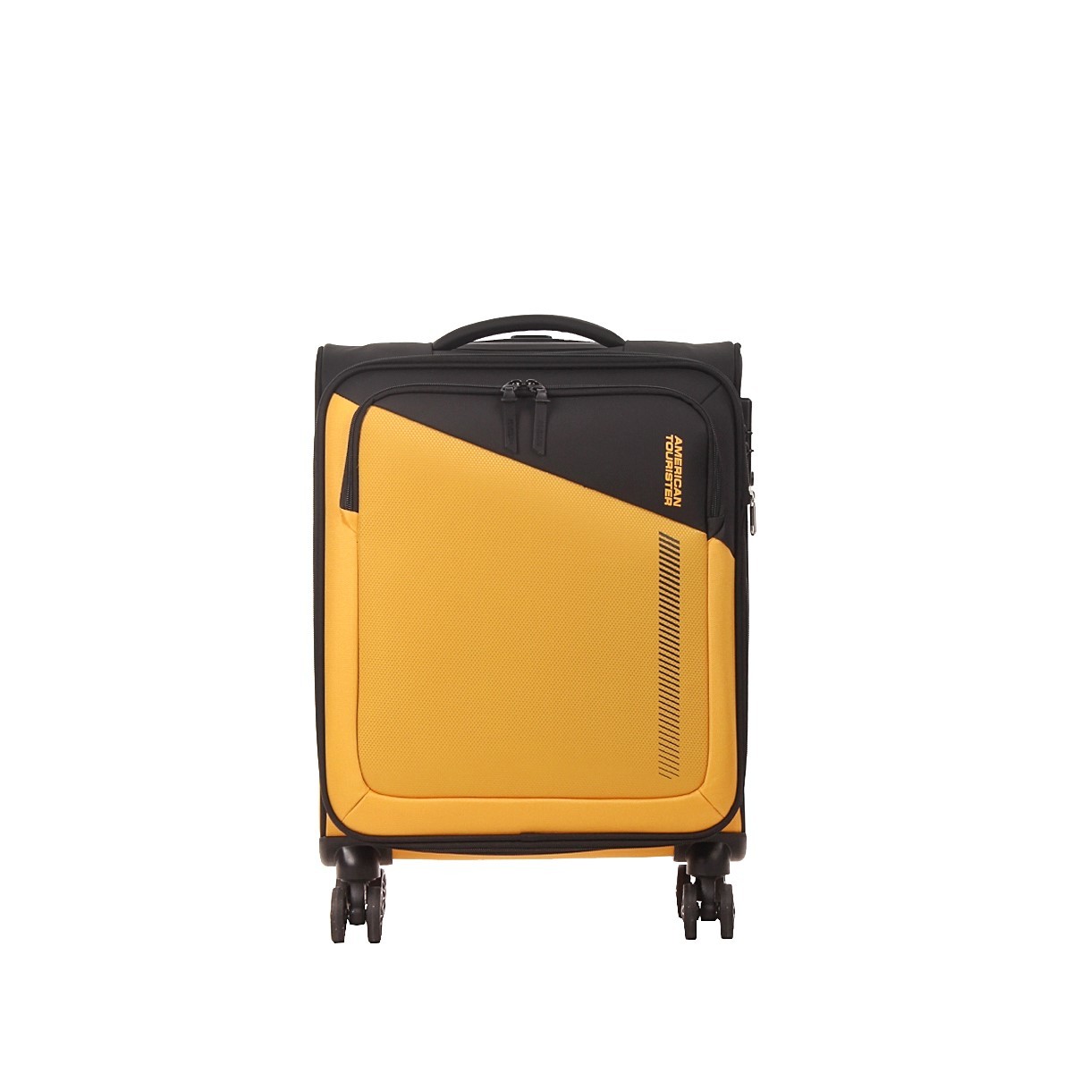 American tourister by samsonite Spinner cabina 4 ruote Nero/giallo Daring dash MF7*49001