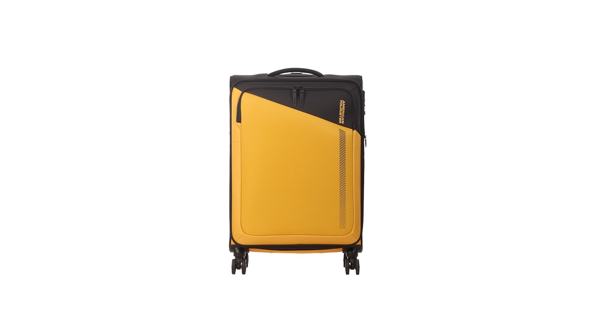 American tourister by samsonite Spinner m 4 ruote Nero/giallo Daring dash MF7*49002