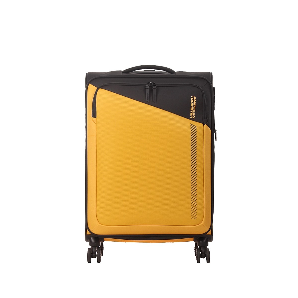 American tourister by samsonite Spinner m 4 ruote Nero/giallo Daring dash MF7*49002