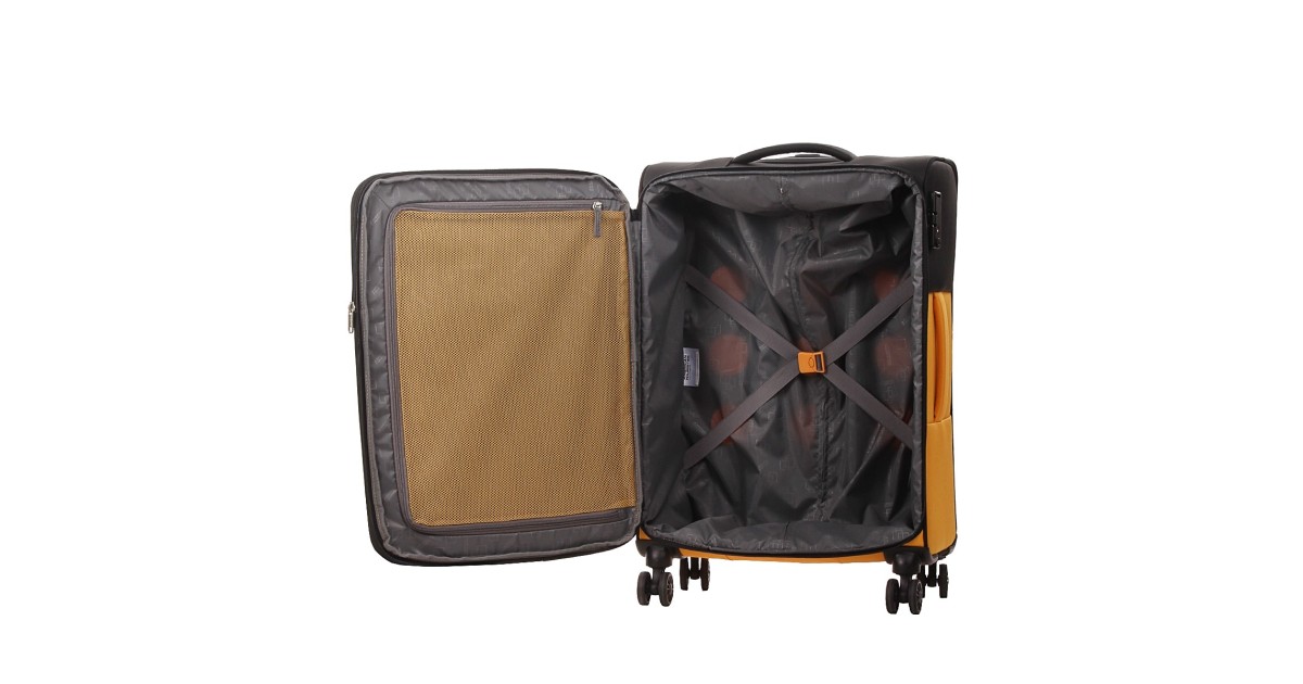 American tourister by samsonite Spinner m 4 ruote Nero/giallo Daring dash MF7*49002