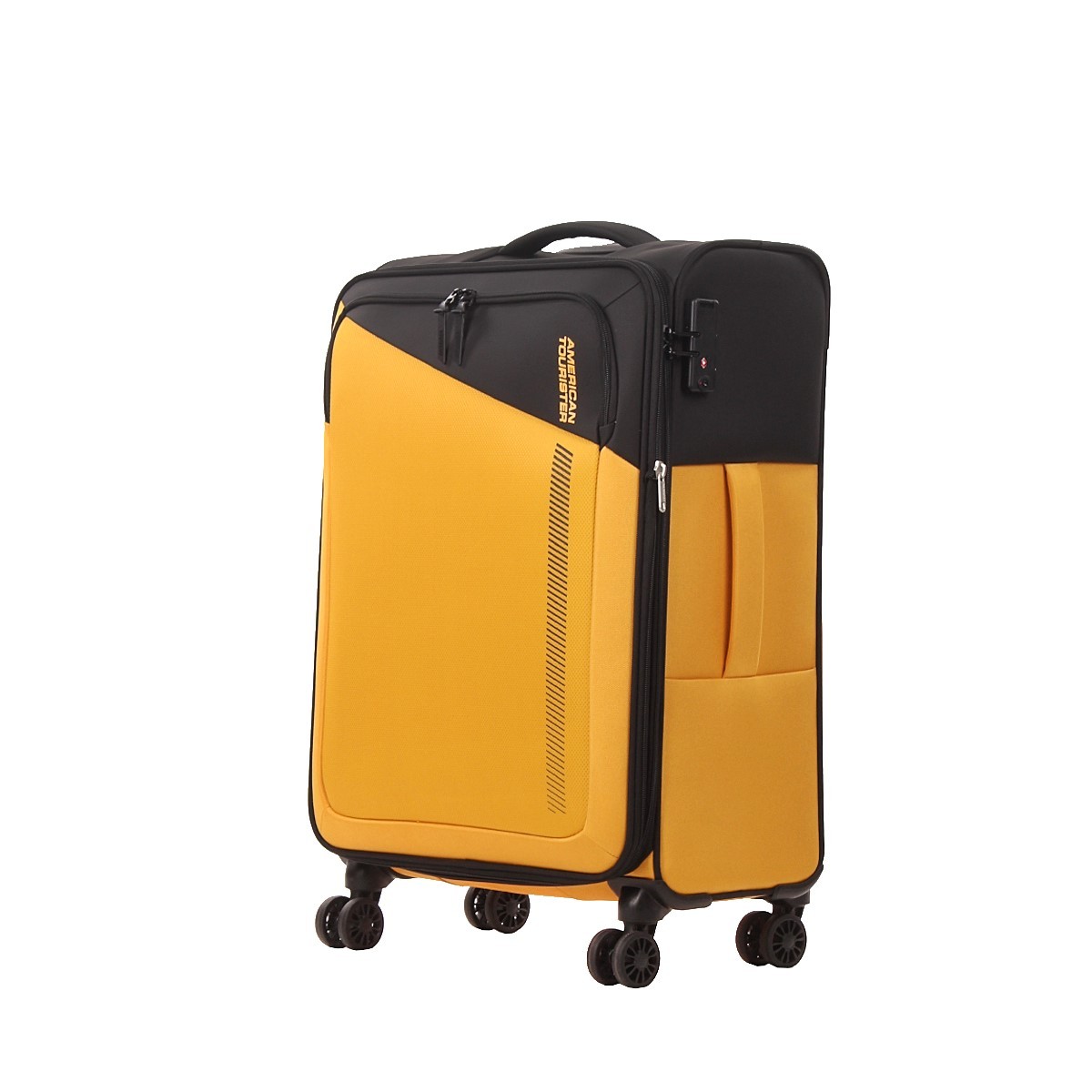 American tourister by samsonite Spinner m 4 ruote Nero/giallo Daring dash MF7*49002