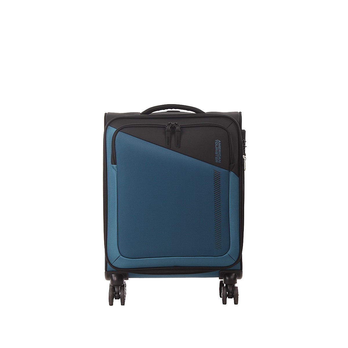 American tourister by samsonite Spinner cabina 4 ruote Nero/blu Daring dash MF7*39001