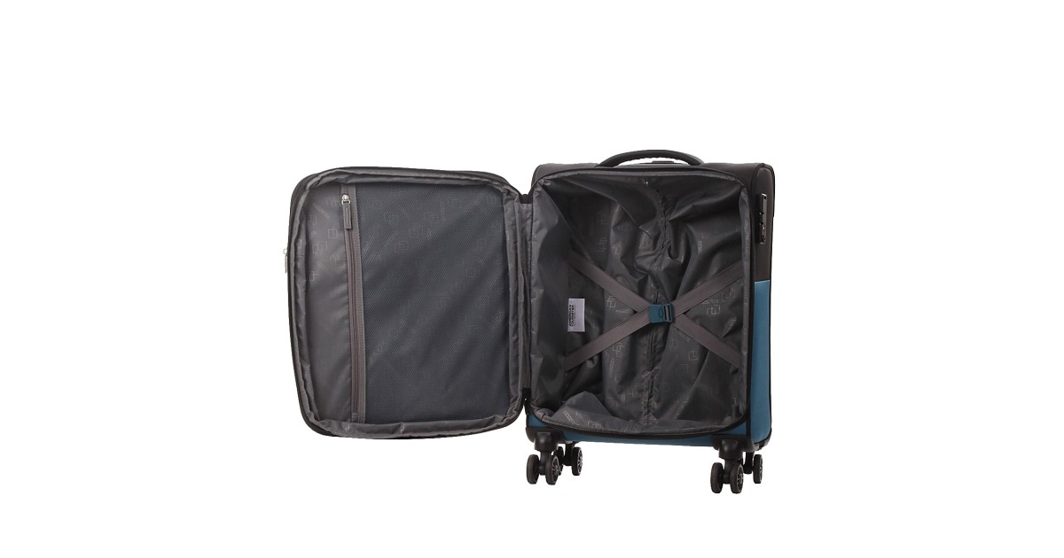 American tourister by samsonite Spinner cabina 4 ruote Nero/blu Daring dash MF7*39001