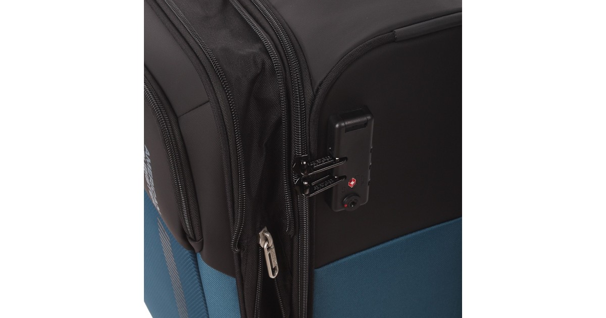 American tourister by samsonite Spinner cabina 4 ruote Nero/blu Daring dash MF7*39001