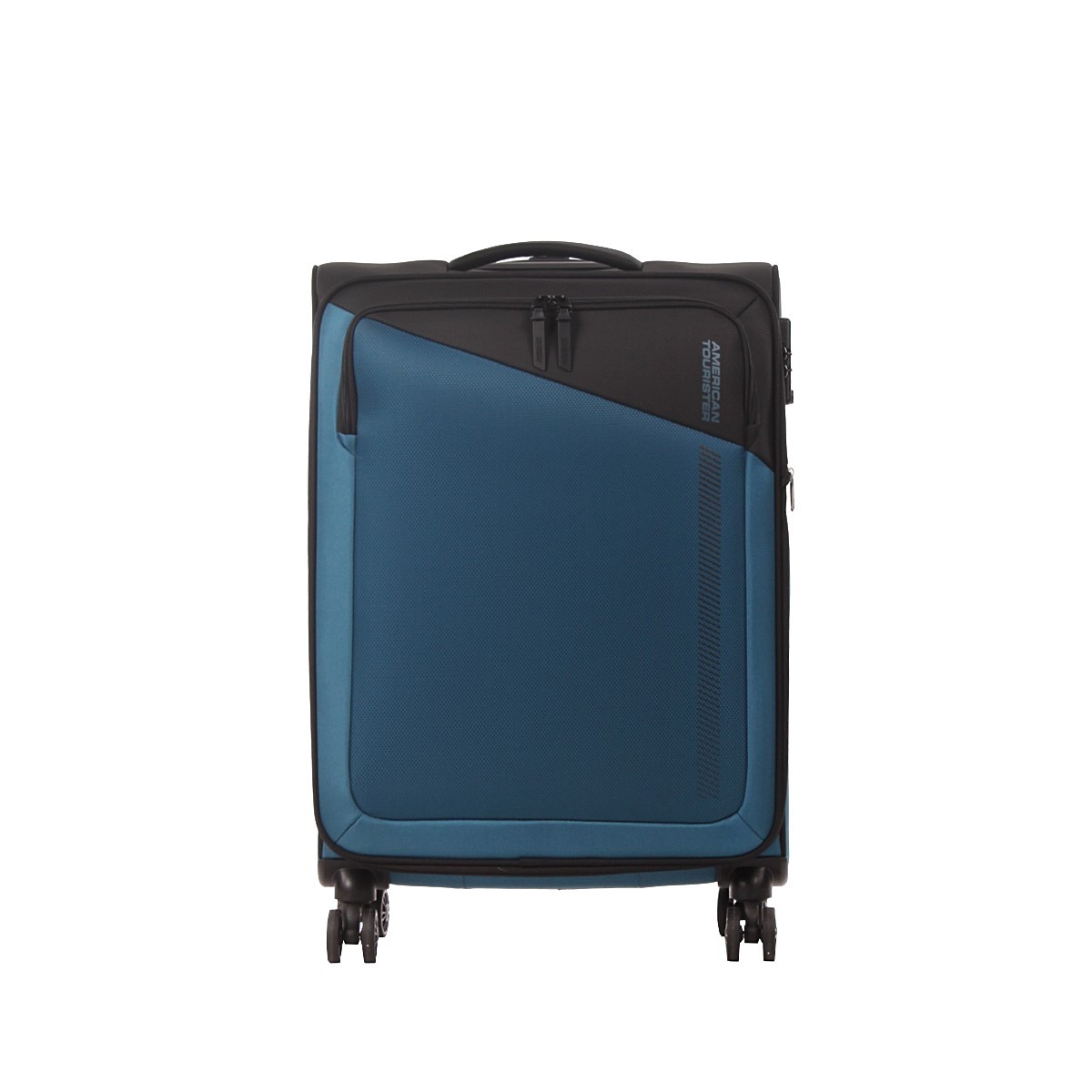 American tourister by samsonite Spinner m 4 ruote Nero/blu Daring dash MF7*39002