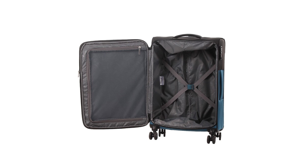 American tourister by samsonite Spinner m 4 ruote Nero/blu Daring dash MF7*39002