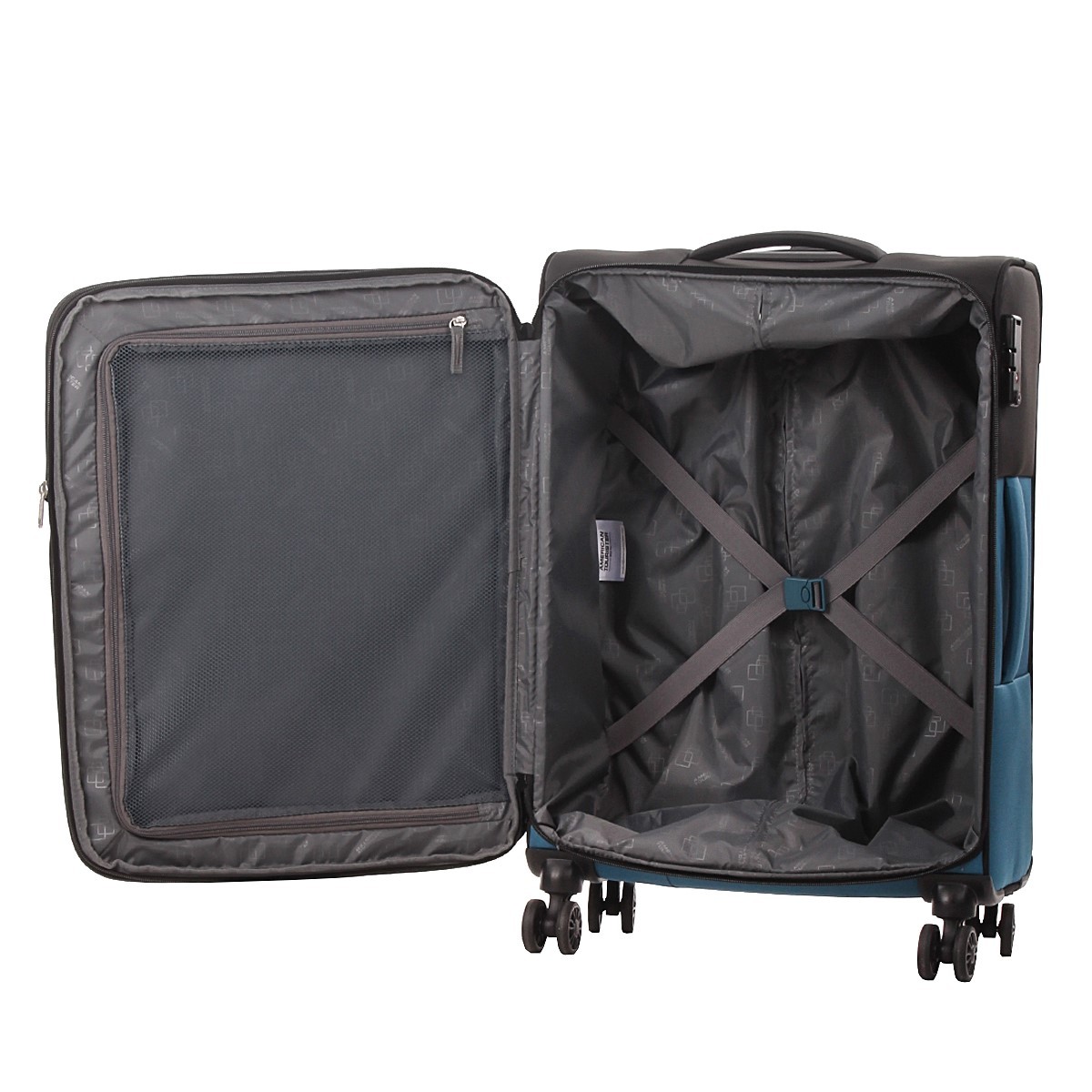 American tourister by samsonite Spinner m 4 ruote Nero/blu Daring dash MF7*39002