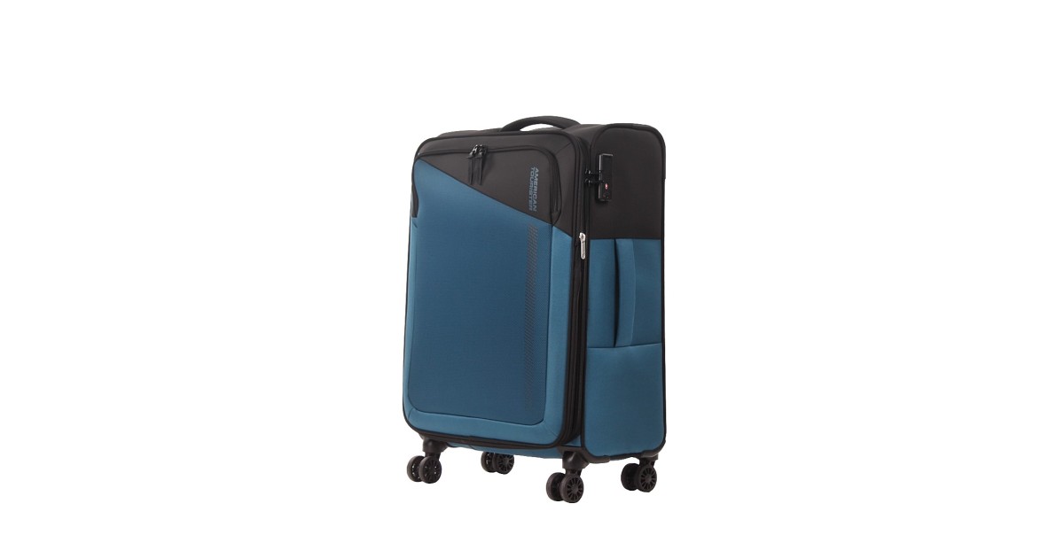 American tourister by samsonite Spinner m 4 ruote Nero/blu Daring dash MF7*39002