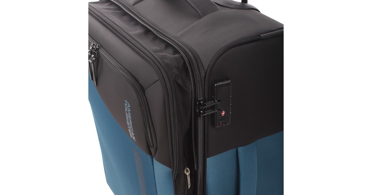 American tourister by samsonite Spinner m 4 ruote Nero/blu Daring dash MF7*39002