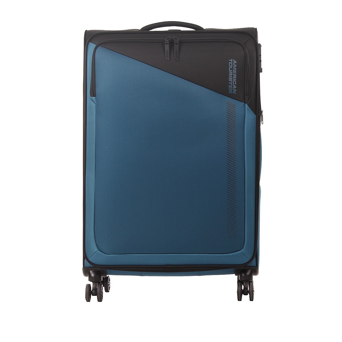 American tourister by samsonite Spinner l 4 ruote Nero/blu Daring dash MF7*39003