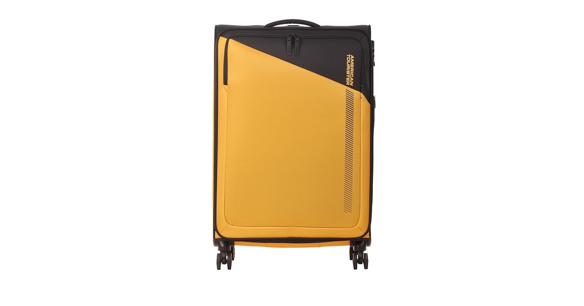 American tourister by samsonite Spinner l 4 ruote Nero/giallo Daring dash MF7*49003