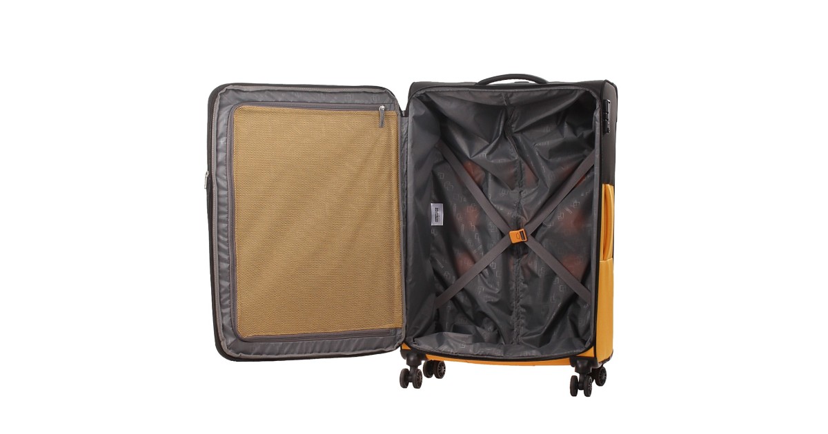 American tourister by samsonite Spinner l 4 ruote Nero/giallo Daring dash MF7*49003