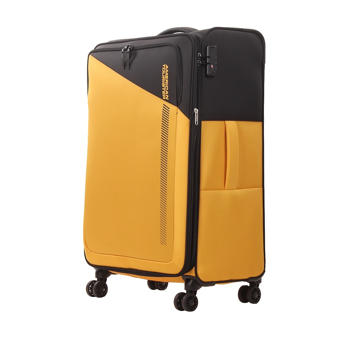 American tourister by samsonite Spinner l 4 ruote Nero/giallo Daring dash MF7*49003