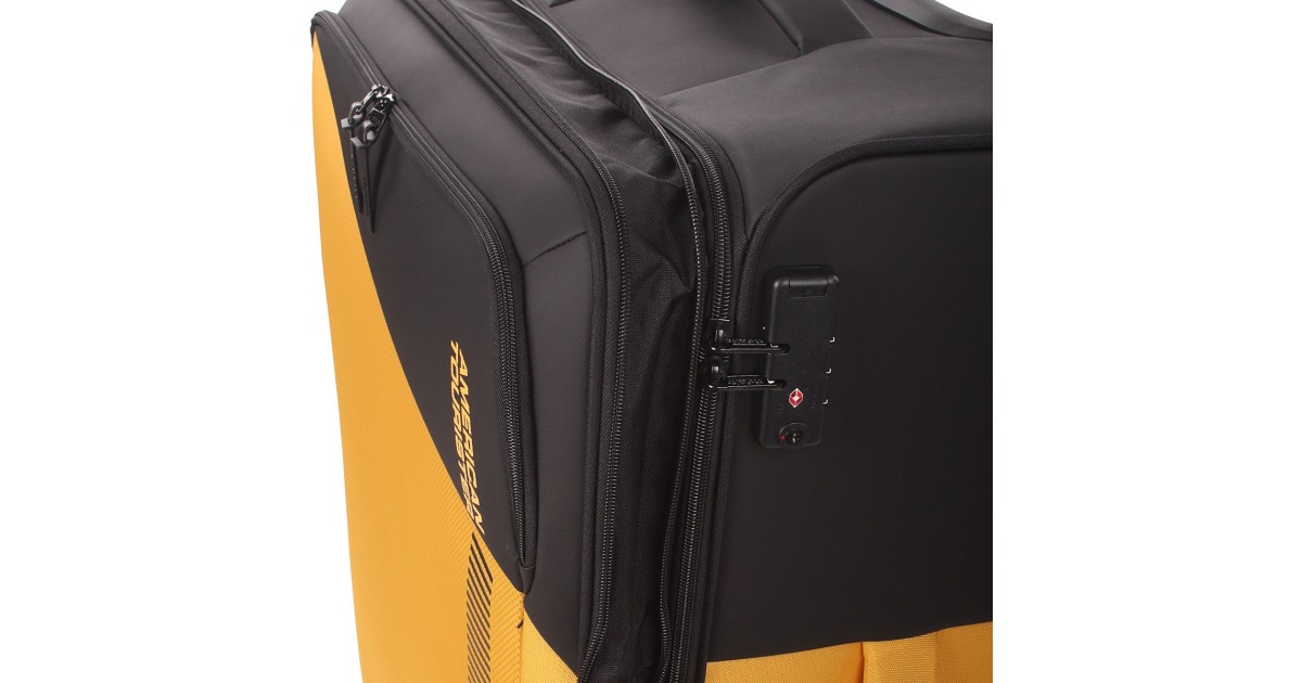 American tourister by samsonite Spinner l 4 ruote Nero/giallo Daring dash MF7*49003