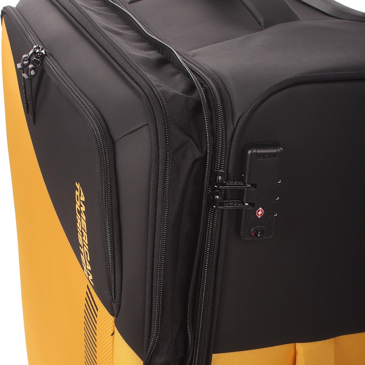 American tourister by samsonite Spinner l 4 ruote Nero/giallo Daring dash MF7*49003