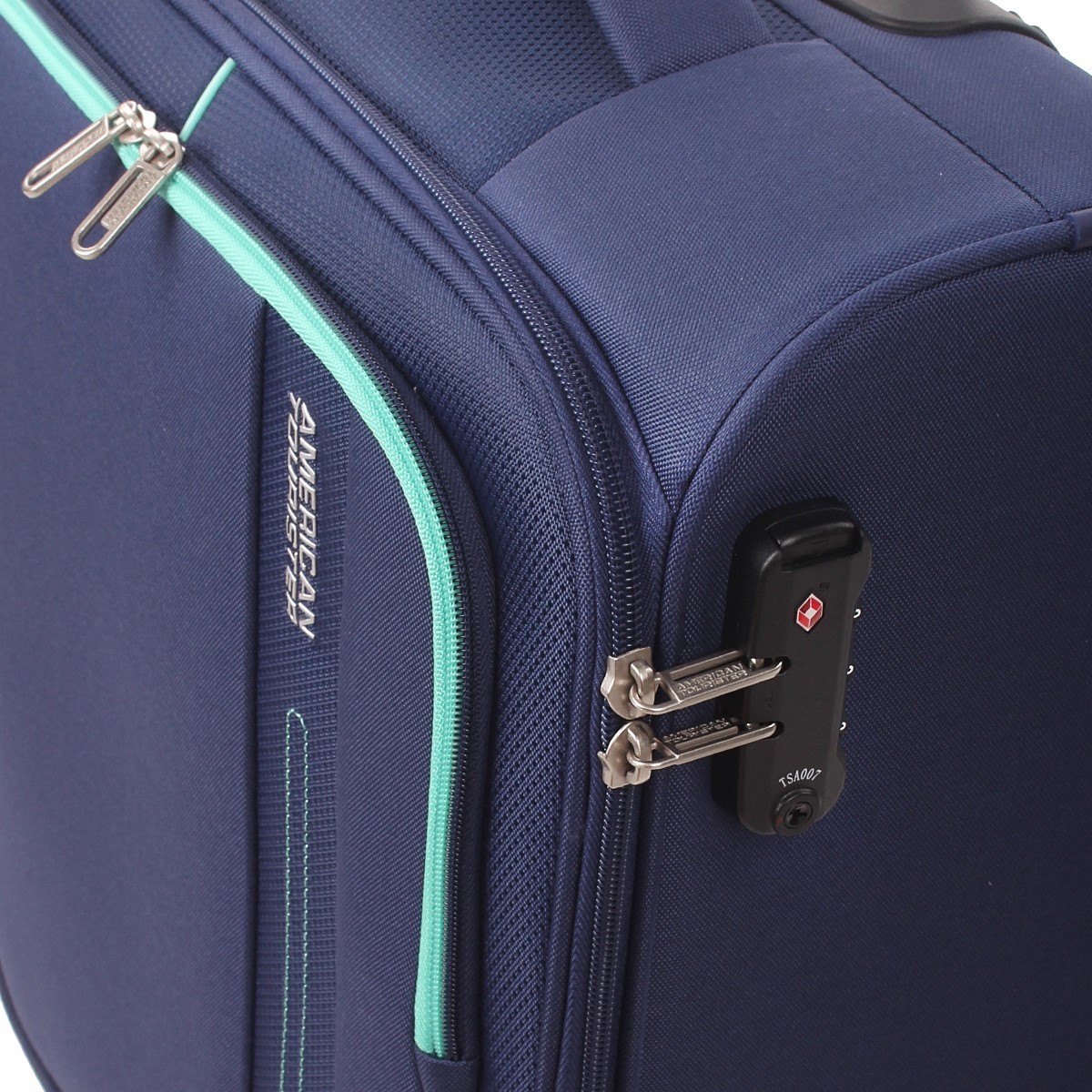 American tourister by samsonite Spinner cabina 4 ruote Combat navy Sea seeker MD7*41001