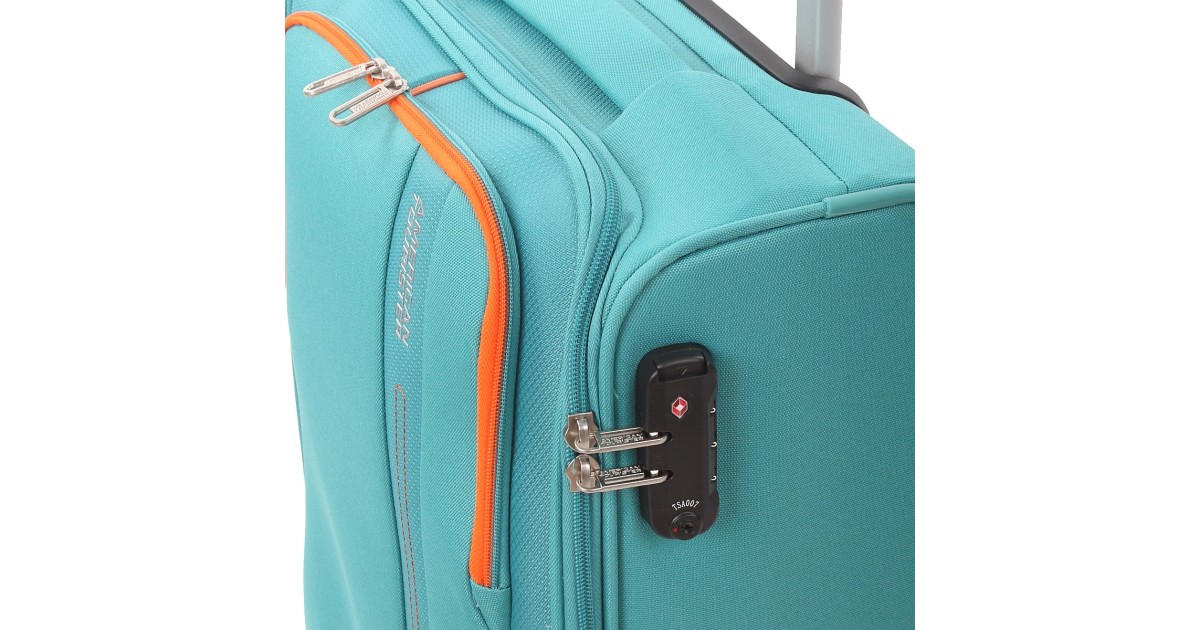 American tourister by samsonite Trolley cabina 45cm Aqua green Sea seeker MD7*34004