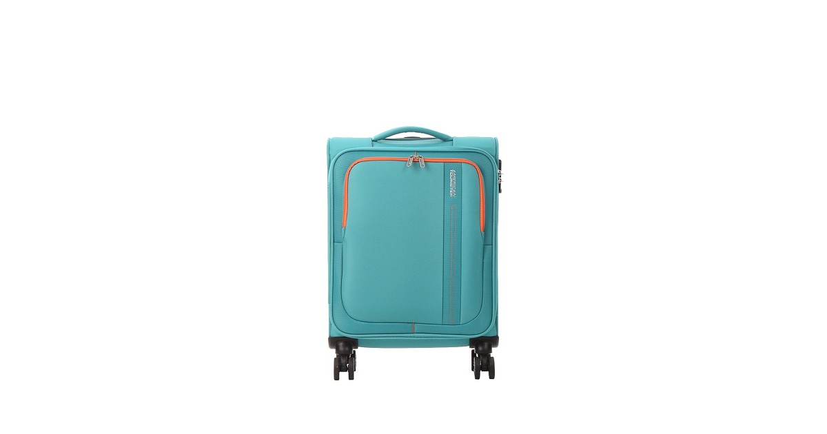 American tourister by samsonite Spinner cabina 4 ruote Aqua green Sea seeker MD7*34001