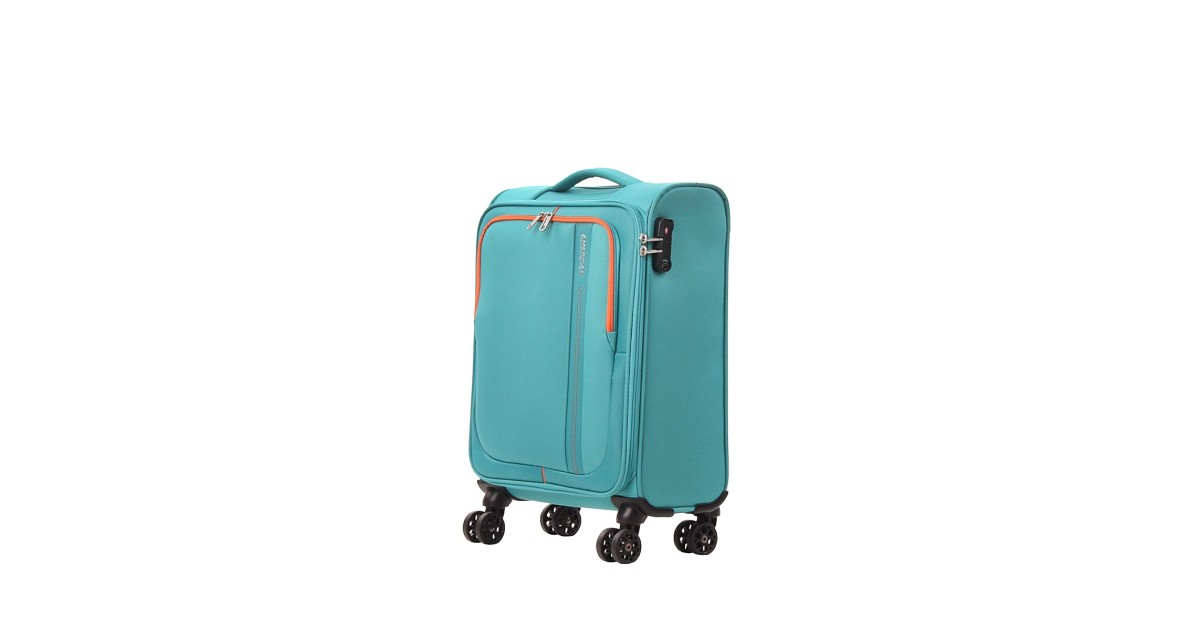 American tourister by samsonite Spinner cabina 4 ruote Aqua green Sea seeker MD7*34001