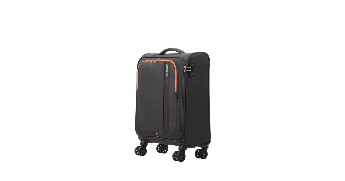 American tourister by samsonite Spinner cabina 4 ruote Charcoal grey Sea seeker MD7*08001