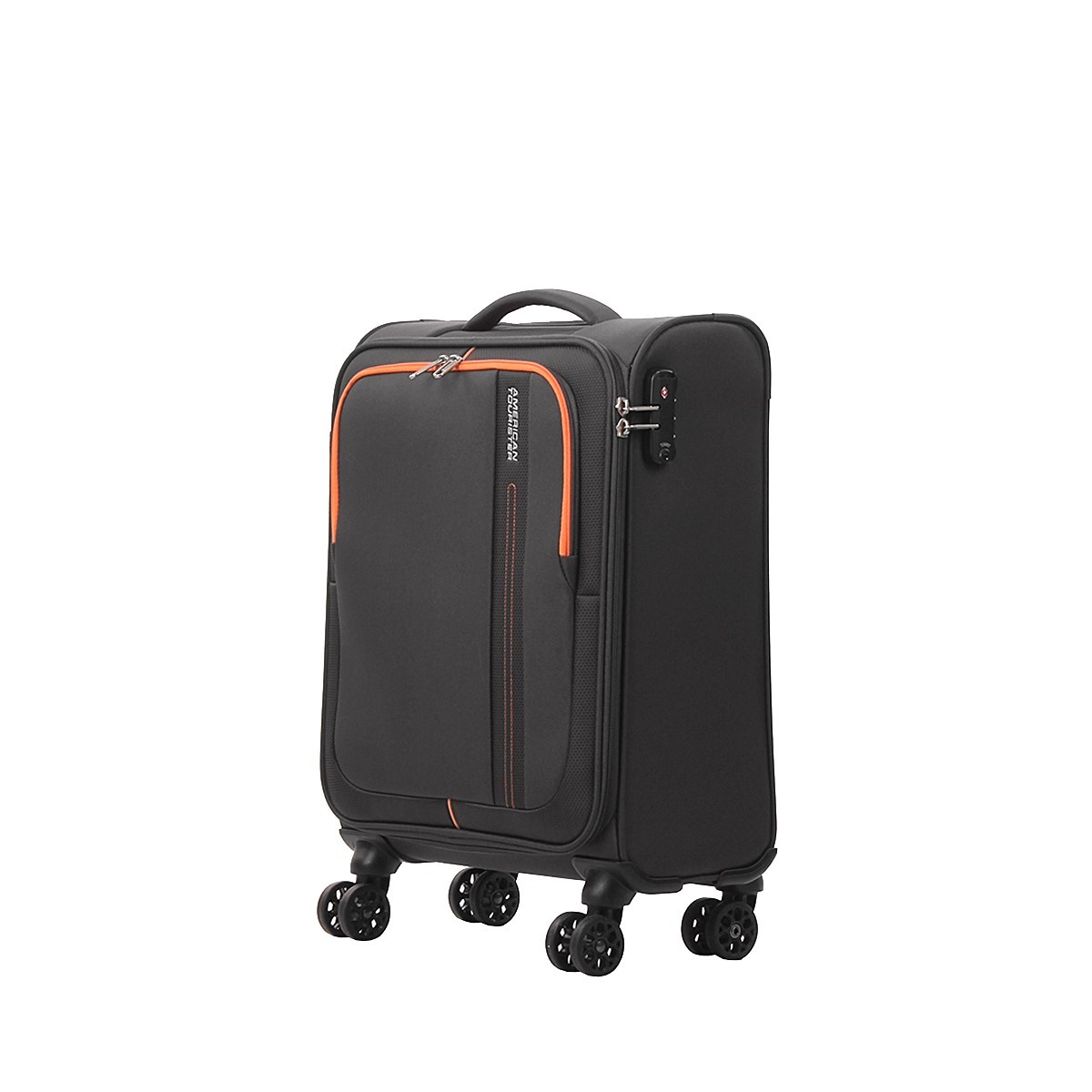 American tourister by samsonite Spinner cabina 4 ruote Charcoal grey Sea seeker MD7*08001