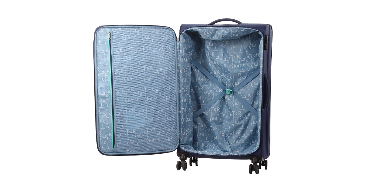 American tourister by samsonite Spinner l 4 ruote Combat navy Sea seeker MD7*41003