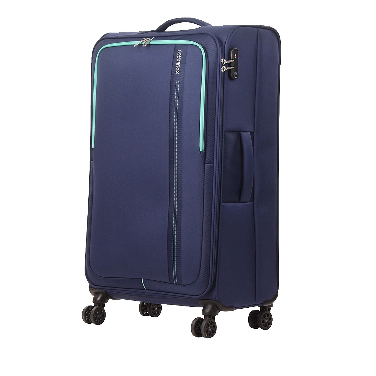 American tourister by samsonite Spinner l 4 ruote Combat navy Sea seeker MD7*41003