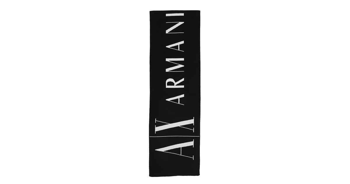 Armani exchange Sciarpa Nero/bianco 944653